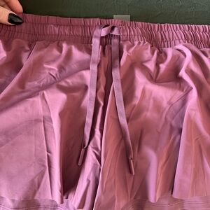 Women's Pink Drawstring Shorts